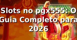 Slots no pgx555: O Guia Completo para 2026 🎰